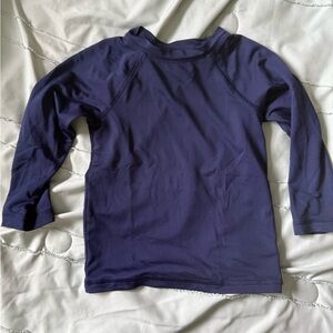 Cat & Jack Navy long sleeve swim Top